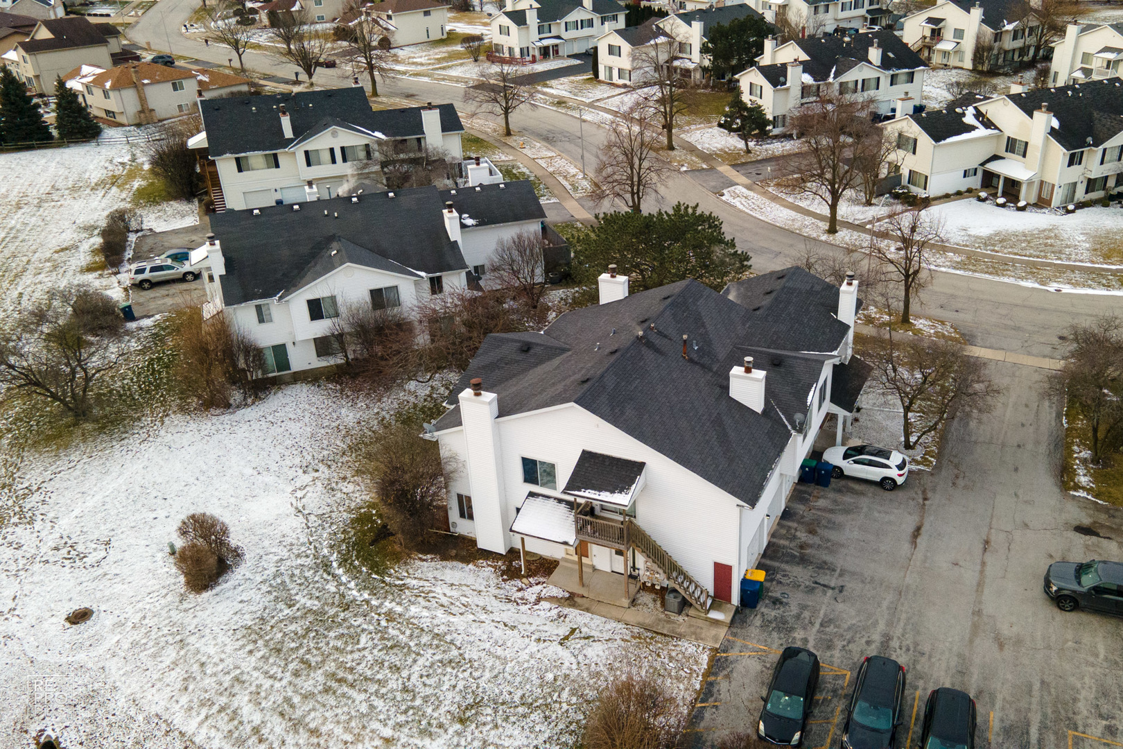 45 Churn Road Matteson, IL 60443 - Photo 5 of 14 an aerial view of a house with a yard