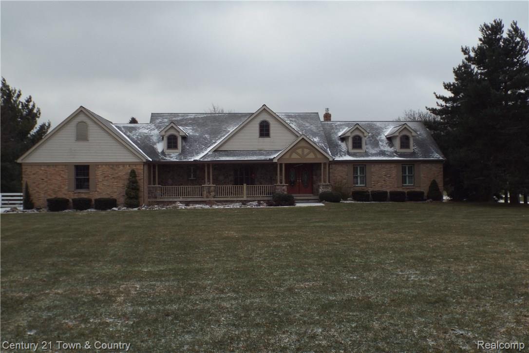 6384 Perry Road Grand Blanc, MI 48439 - Photo 2 of 77 Your new home sits three acres off the road on a total of 11.83 acres.