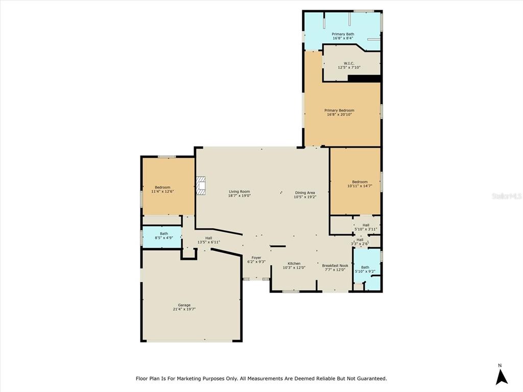 12550 Southwest 16th Avenue Ocala, FL 34476 - Photo 34 of 63 a picture of floor plan