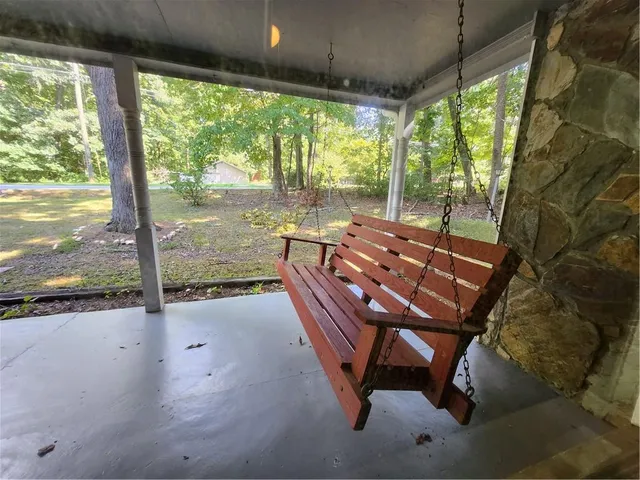 a view of empty room