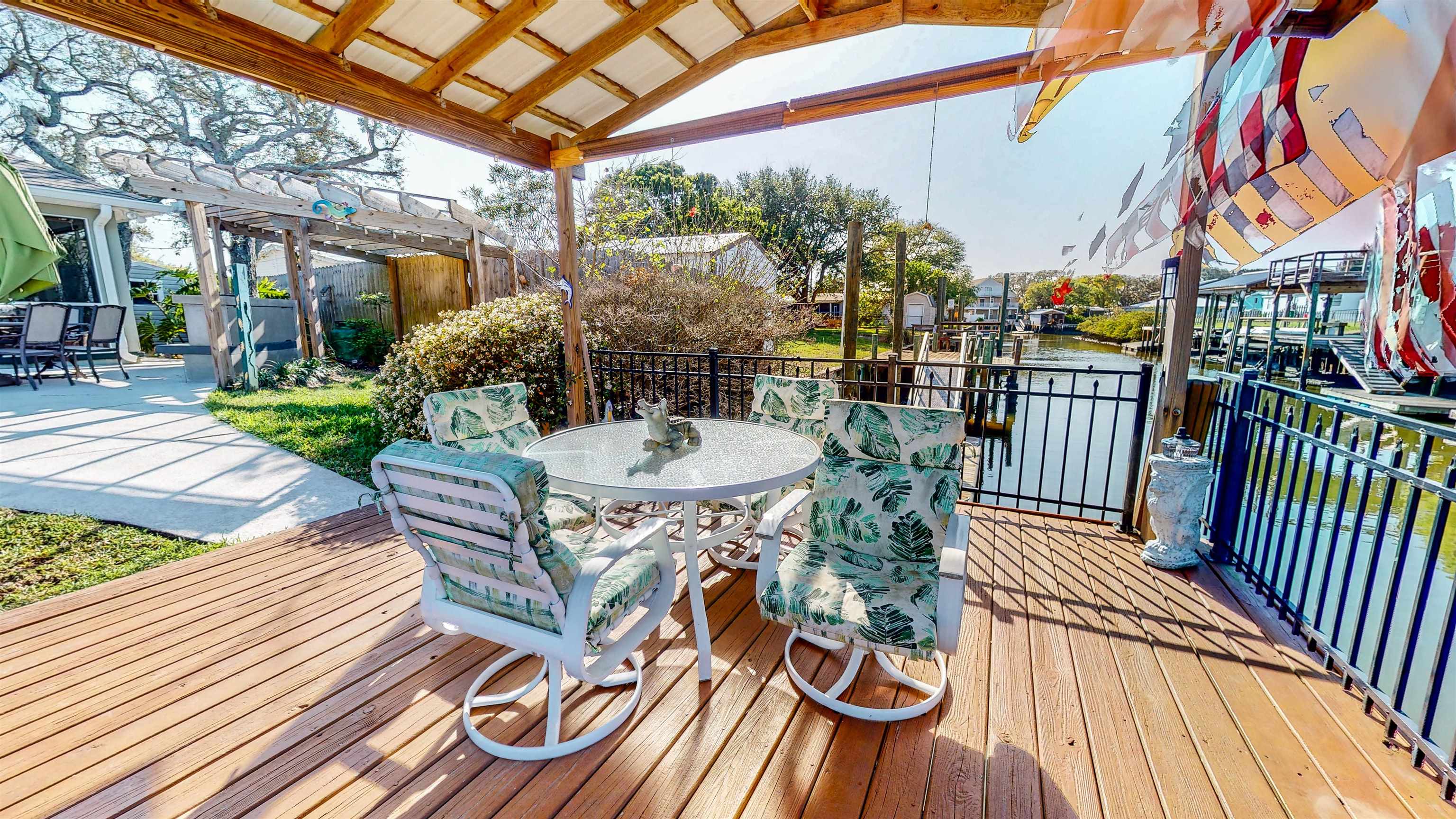 252 Desoto Road St. Augustine, FL 32080 - Photo 47 of 50 a view of a patio with couches table and chairs