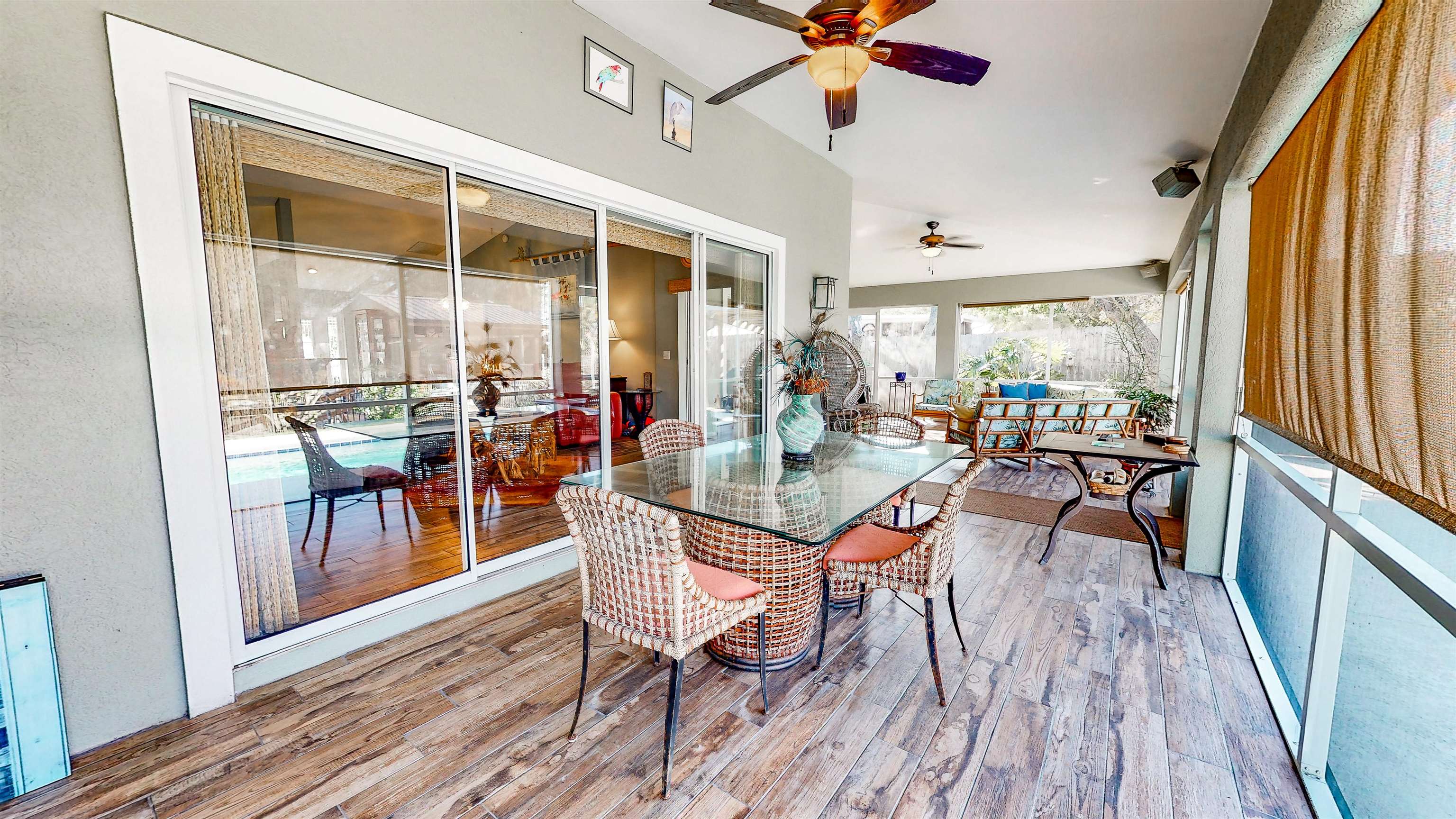 252 Desoto Road St. Augustine, FL 32080 - Photo 10 of 50 a view of a dining room with furniture window and wooden floor