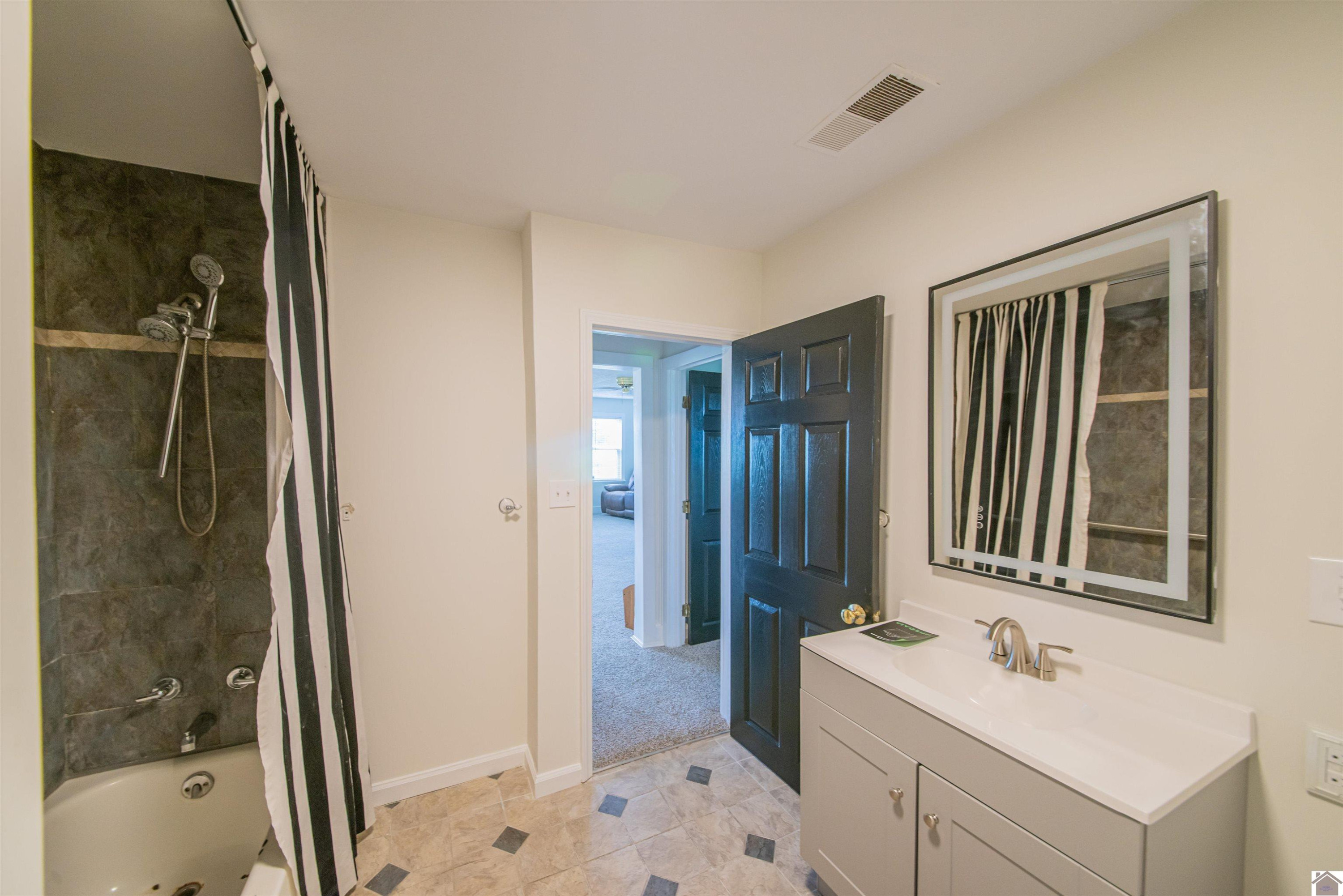 2520 Moss Road Kevil, KY 42053 - Photo 19 of 50 new vanity, faucet, mirror/light, light/fan Hall Bath