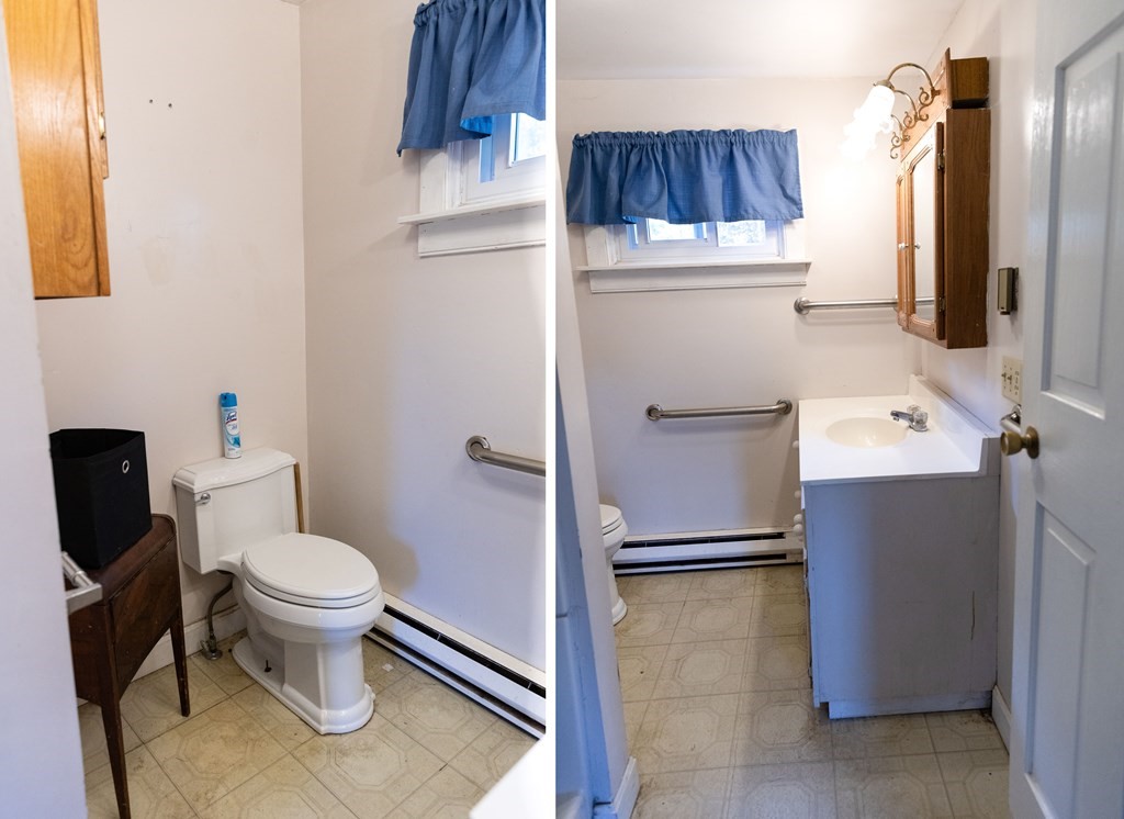 92 Burrington Road Heath, MA 01346 - Photo 10 of 30 a bathroom with a toilet a sink and mirror