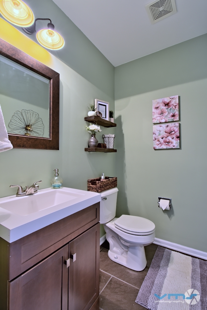 201 Grand Ridge Road St. Charles, IL 60175 - Photo 11 of 20 a bathroom with a sink mirror and toilet