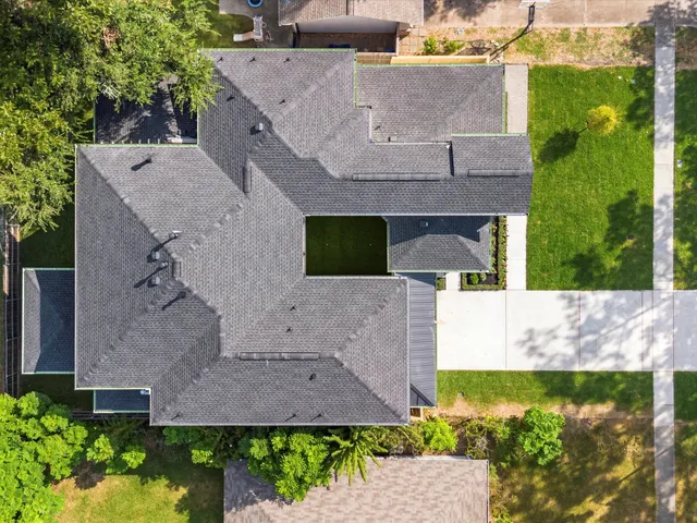 a view of a porch with a backyard