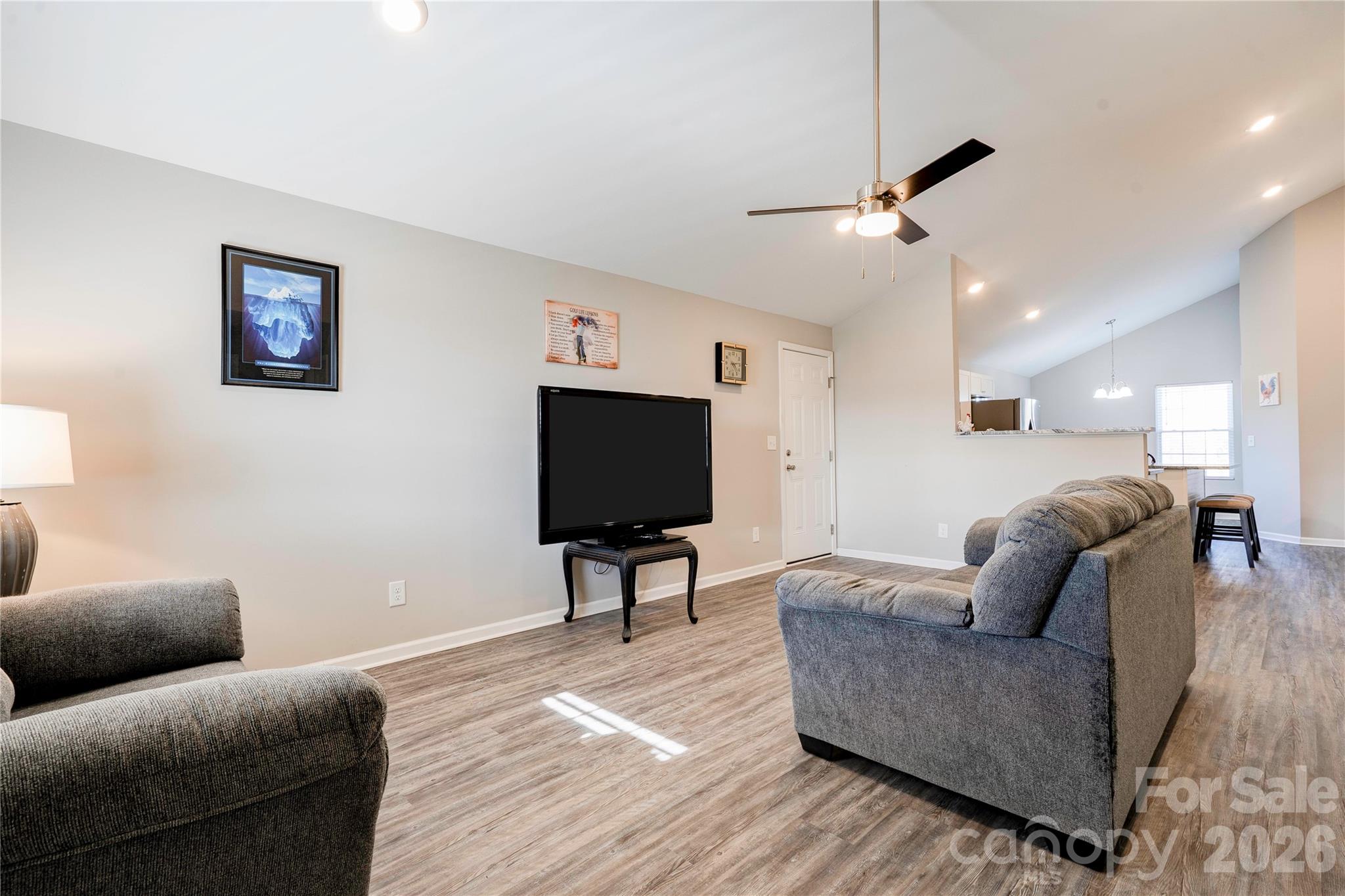 939 Costner Road Shelby, NC 28150 - Photo 2 of 34 a living room with furniture and a flat screen tv