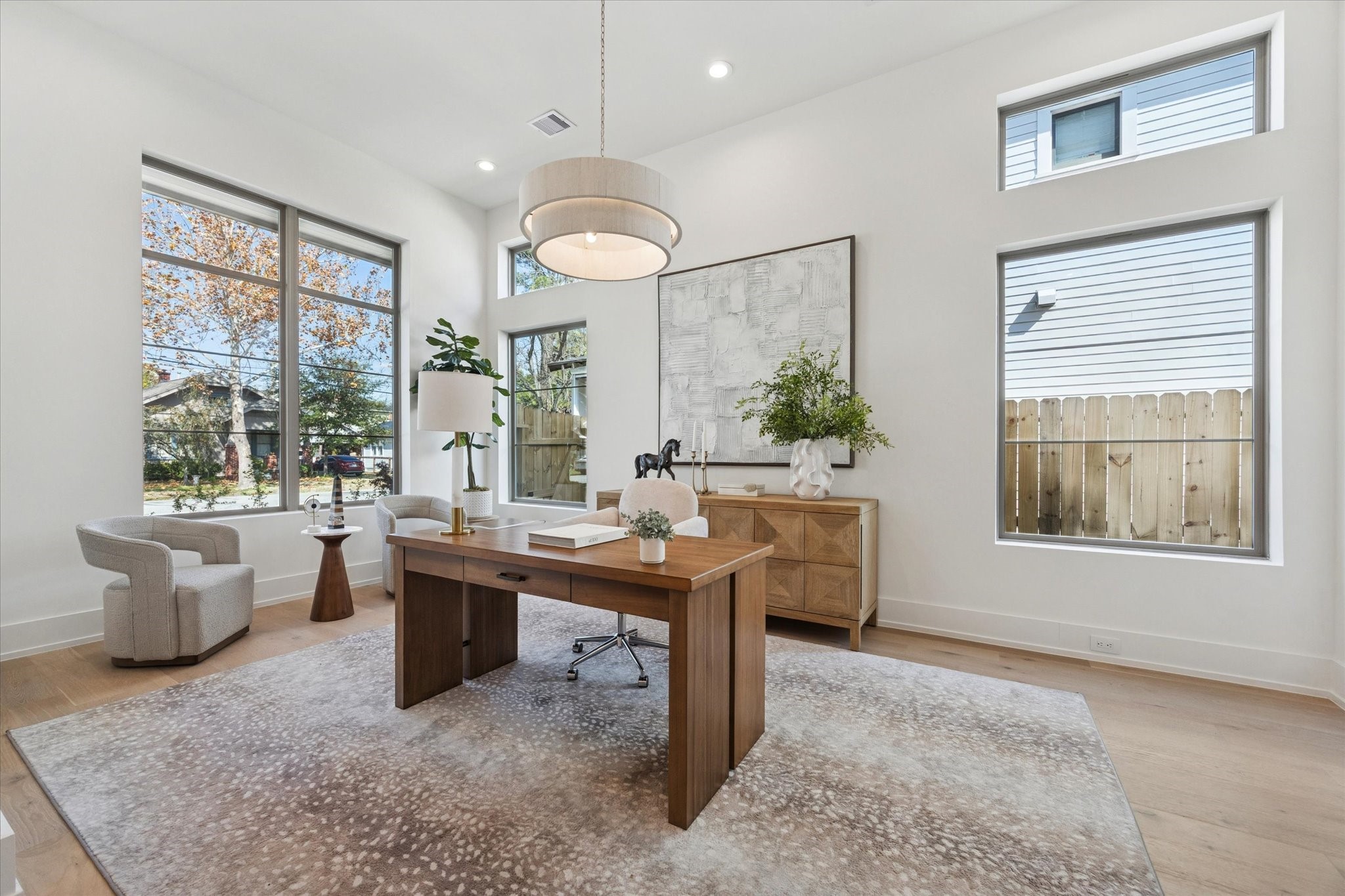 710 East 18th Street Houston, TX 77008 - Photo 4 of 41 a view of a dining room with furniture window and outside view