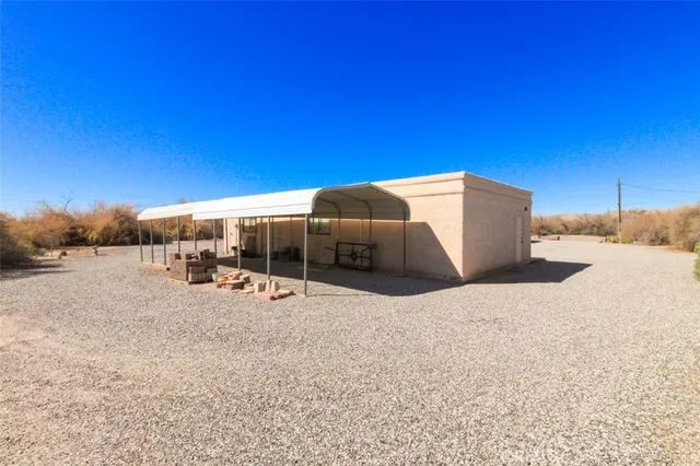 a view of a balcony with an outdoor space