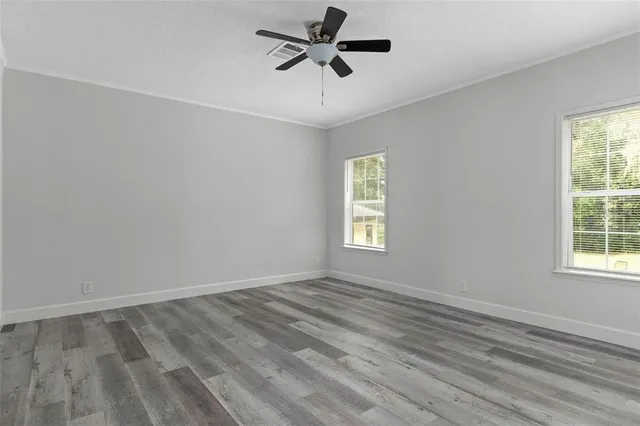 wooden floor in an empty room