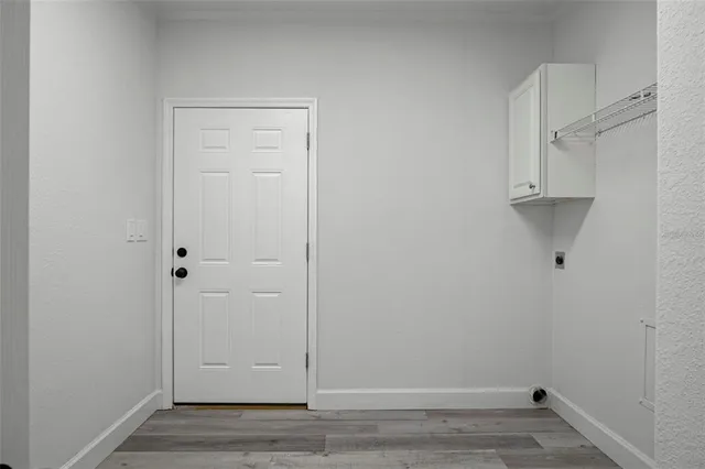 a view of a wooden deck