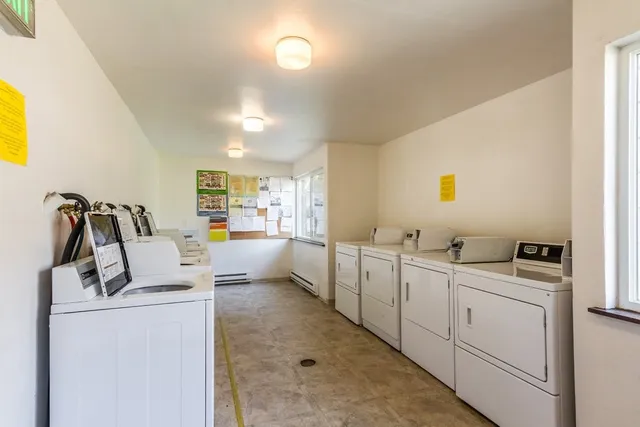 a room with storage and utility