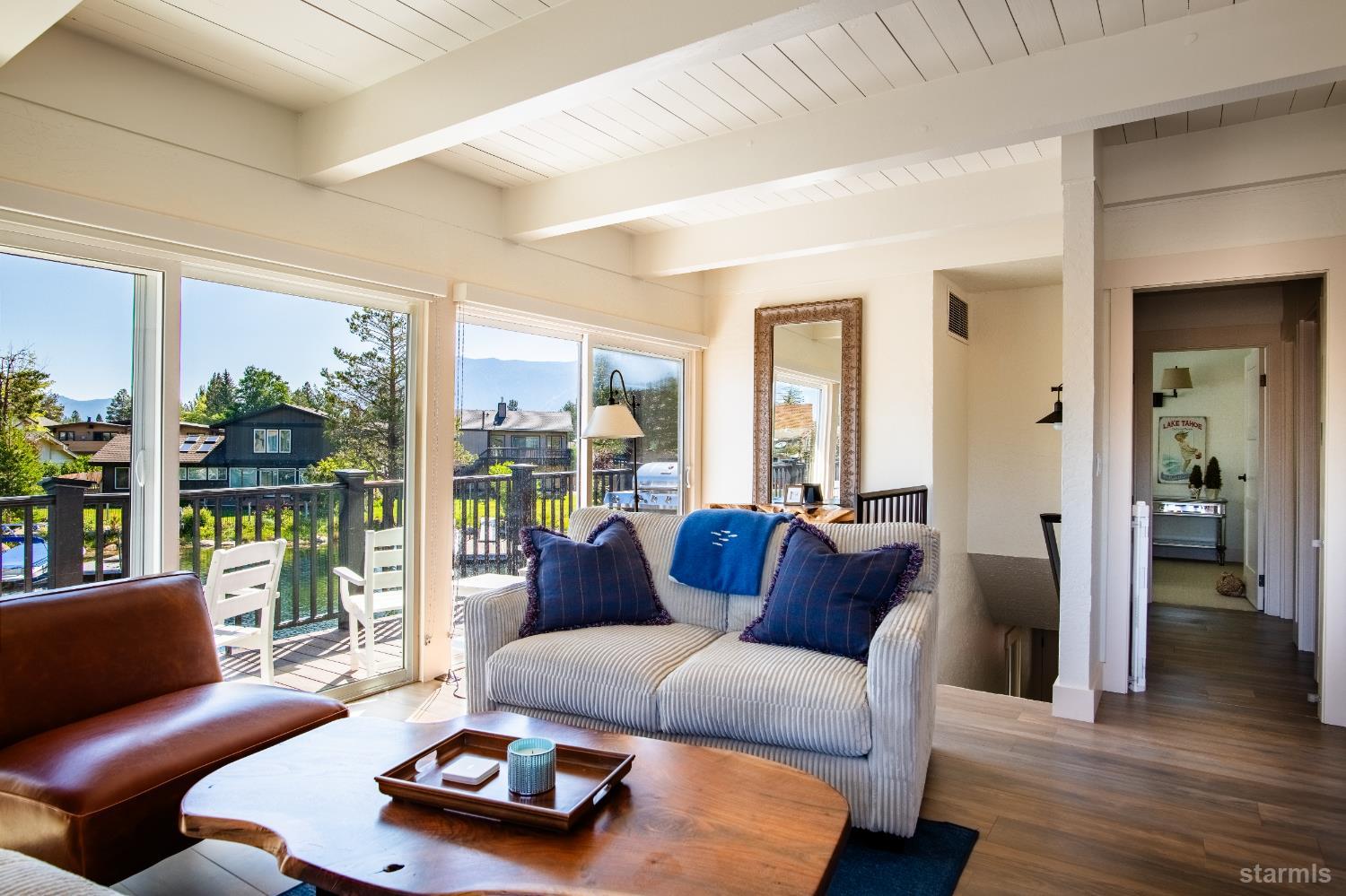 2081 Venice Drive, Unit 280 South Lake Tahoe, CA 96150 - Photo 14 of 37 a living room with furniture and a large window