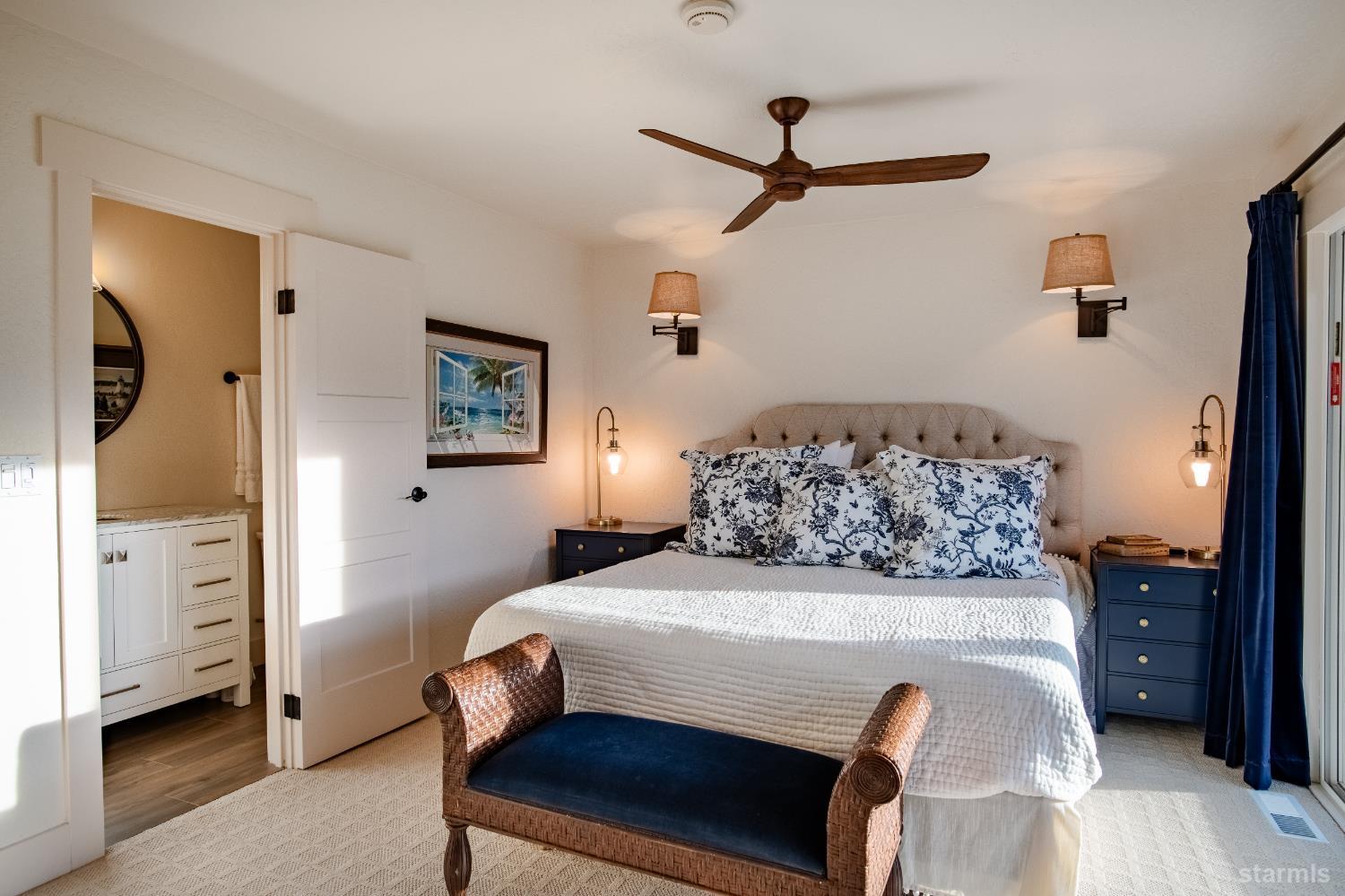 2081 Venice Drive, Unit 280 South Lake Tahoe, CA 96150 - Photo 21 of 37 a bedroom with a bed and a dresser