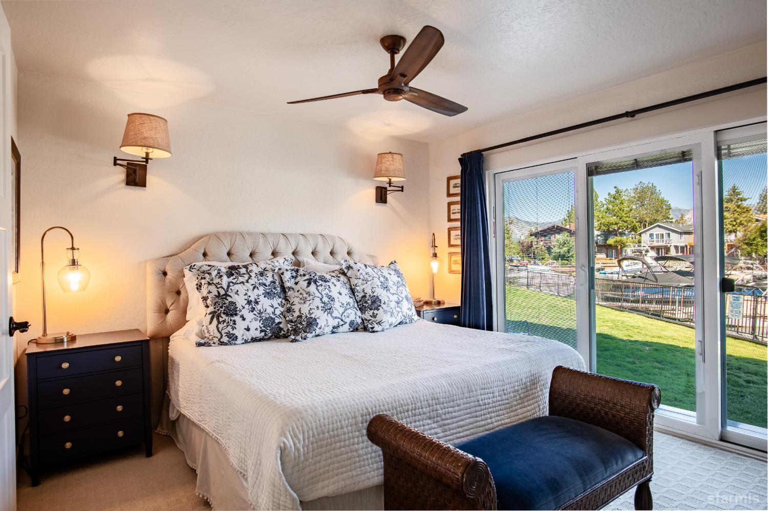 2081 Venice Drive, Unit 280 South Lake Tahoe, CA 96150 - Photo 27 of 37 a bed room with a bed and a couch