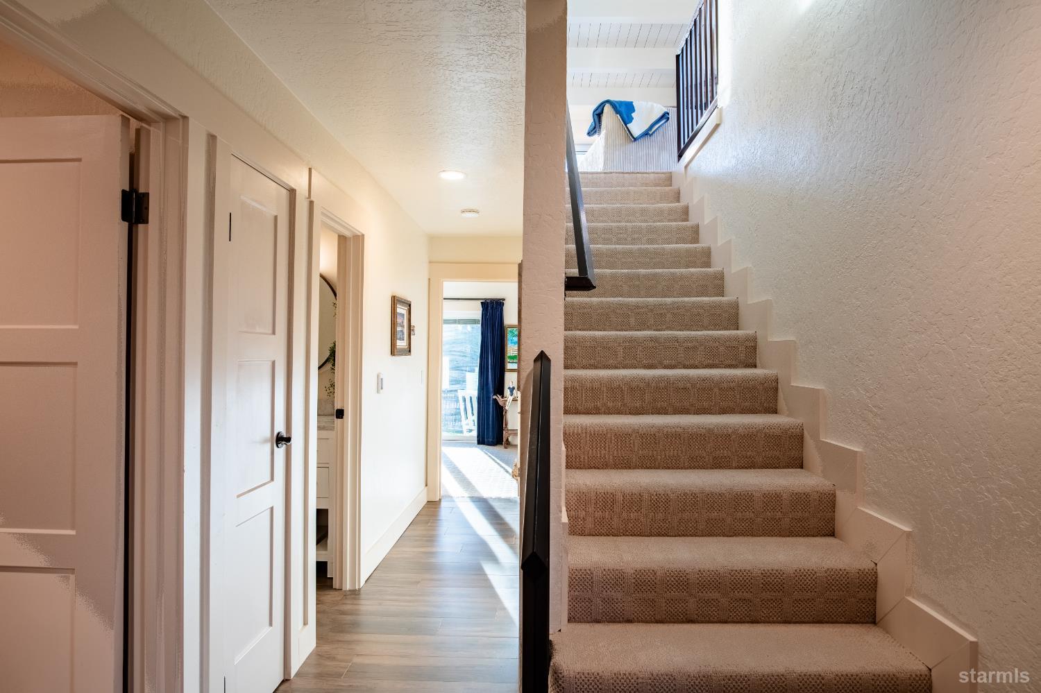 2081 Venice Drive, Unit 280 South Lake Tahoe, CA 96150 - Photo 34 of 37 a view of an entryway with wooden floor and stairs
