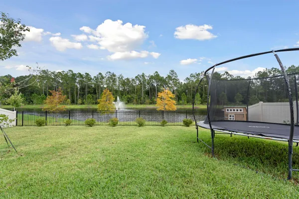 a outdoor living space with furniture