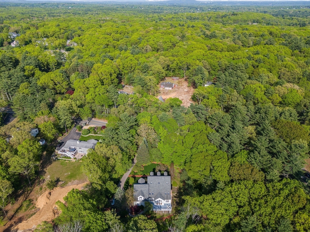 153 Walpole Street Dover, MA 02030 - Photo 41 of 42 an aerial view of residential houses with outdoor space and trees