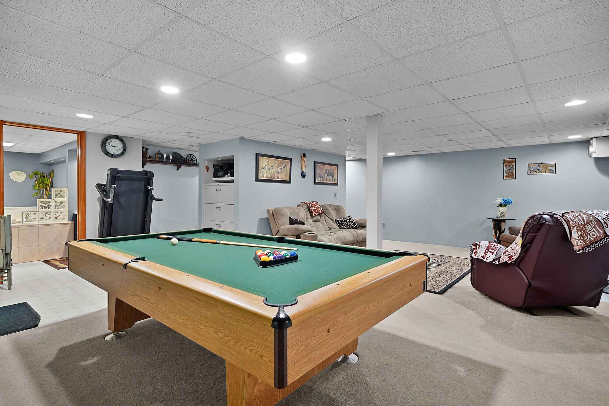 21537 Kendaville Road Pierson, MI 49339 - Photo 33 of 52 Walk Out Level Family Room