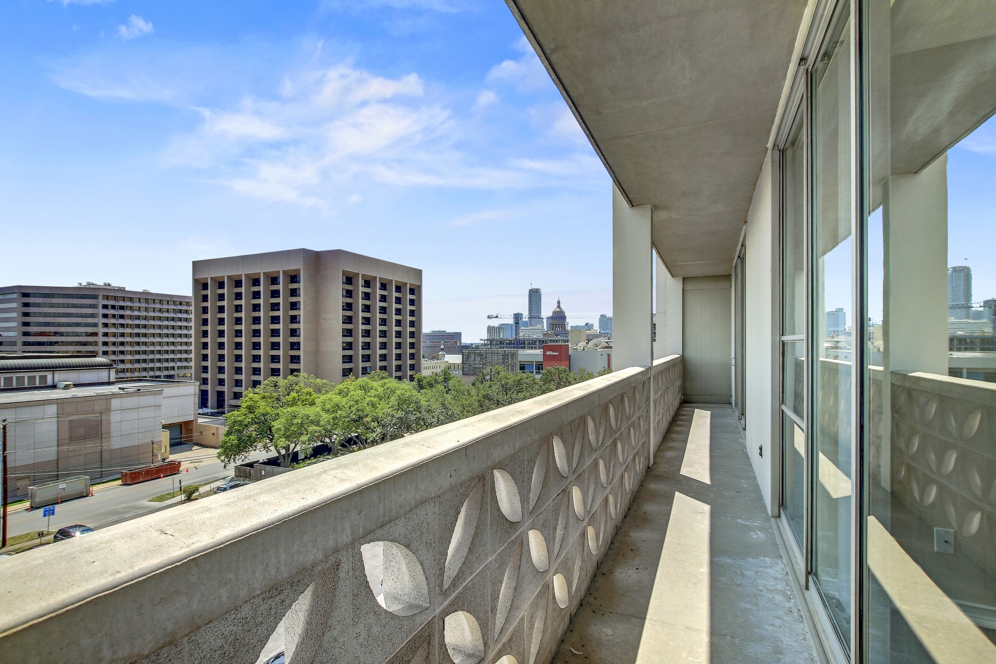 1801 Lavaca Street, Unit 5F Austin, TX 78701 - Photo 21 of 37 a view of balcony with city view