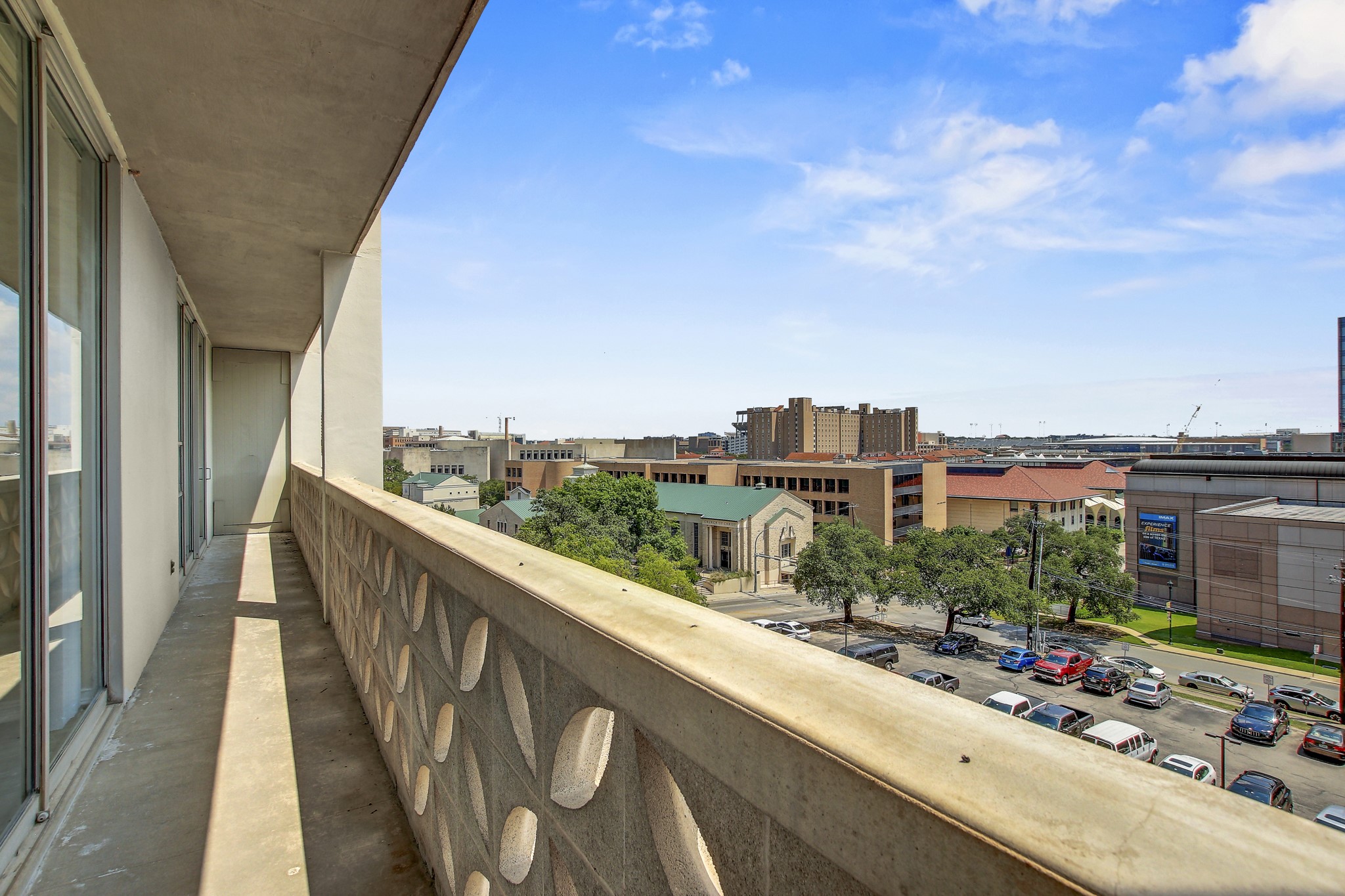 1801 Lavaca Street, Unit 5F Austin, TX 78701 - Photo 22 of 37 a city view from a balcony