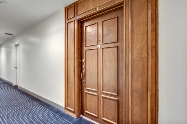 a view of front door