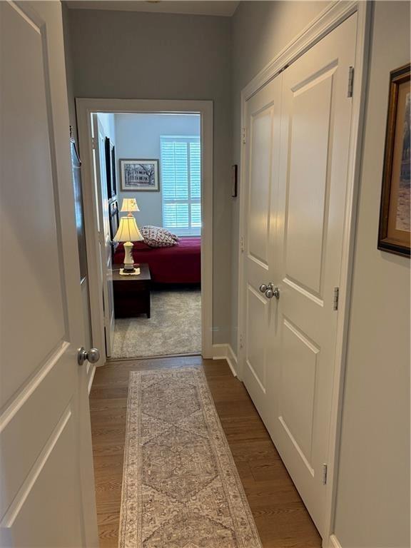 2626 Peachtree Road Northwest, Unit 704 Atlanta, GA 30305 - Photo 12 of 23 a view of a bedroom from hallway