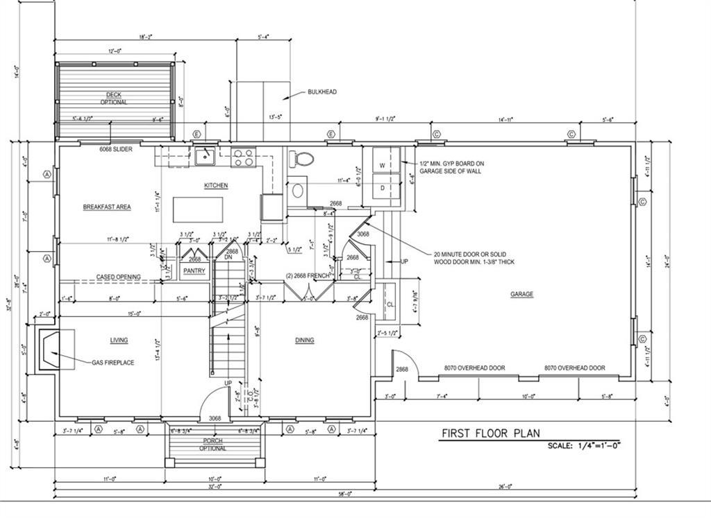 55 Drowne Road Cumberland Center, ME 04021 - Photo 3 of 4 First Floor - SIMILAR TO BE BUILT
