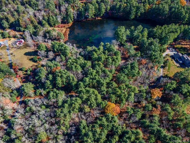 a view of a lush green field