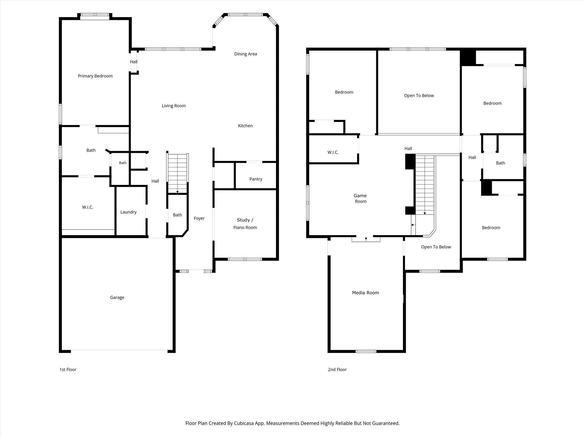 1908 Sunset Terrace Lane Pearland, TX 77089 - Photo 35 of 35 Digital floor plan - buyer to verify room sizes and floor plan.