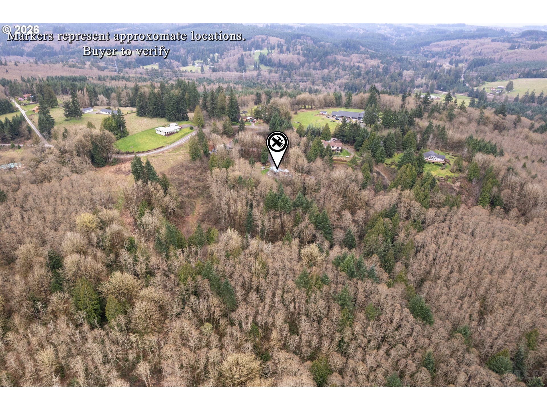 0 Debast Road Rainier, OR 97048 - Photo 9 of 12 a view of a city with mountain