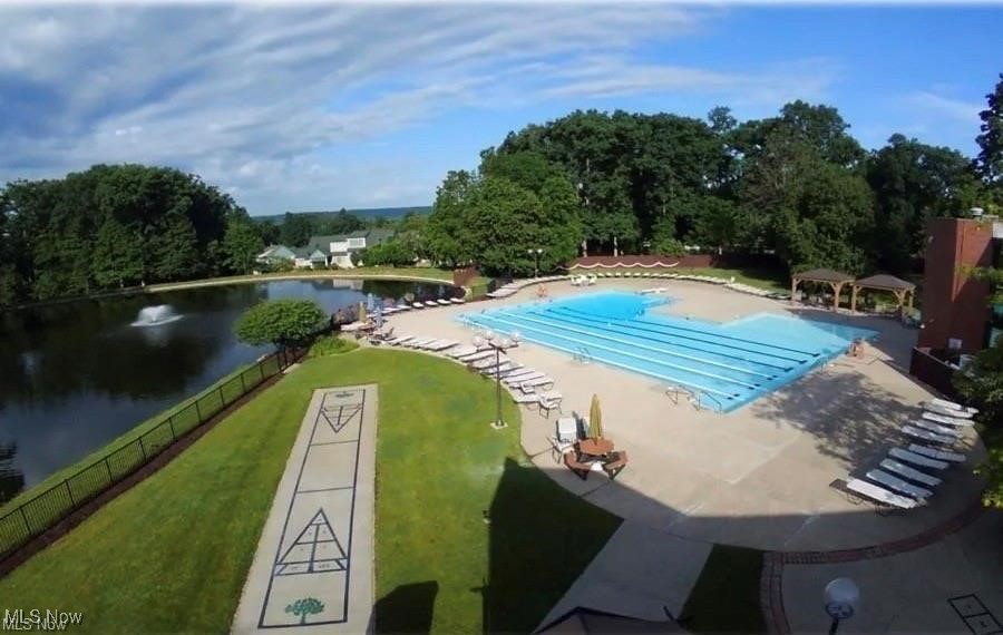 985 Canyon View Road, Unit 102B Northfield, OH 44067 - Photo 29 of 32 Outdoor Pool and Shuffleboard
