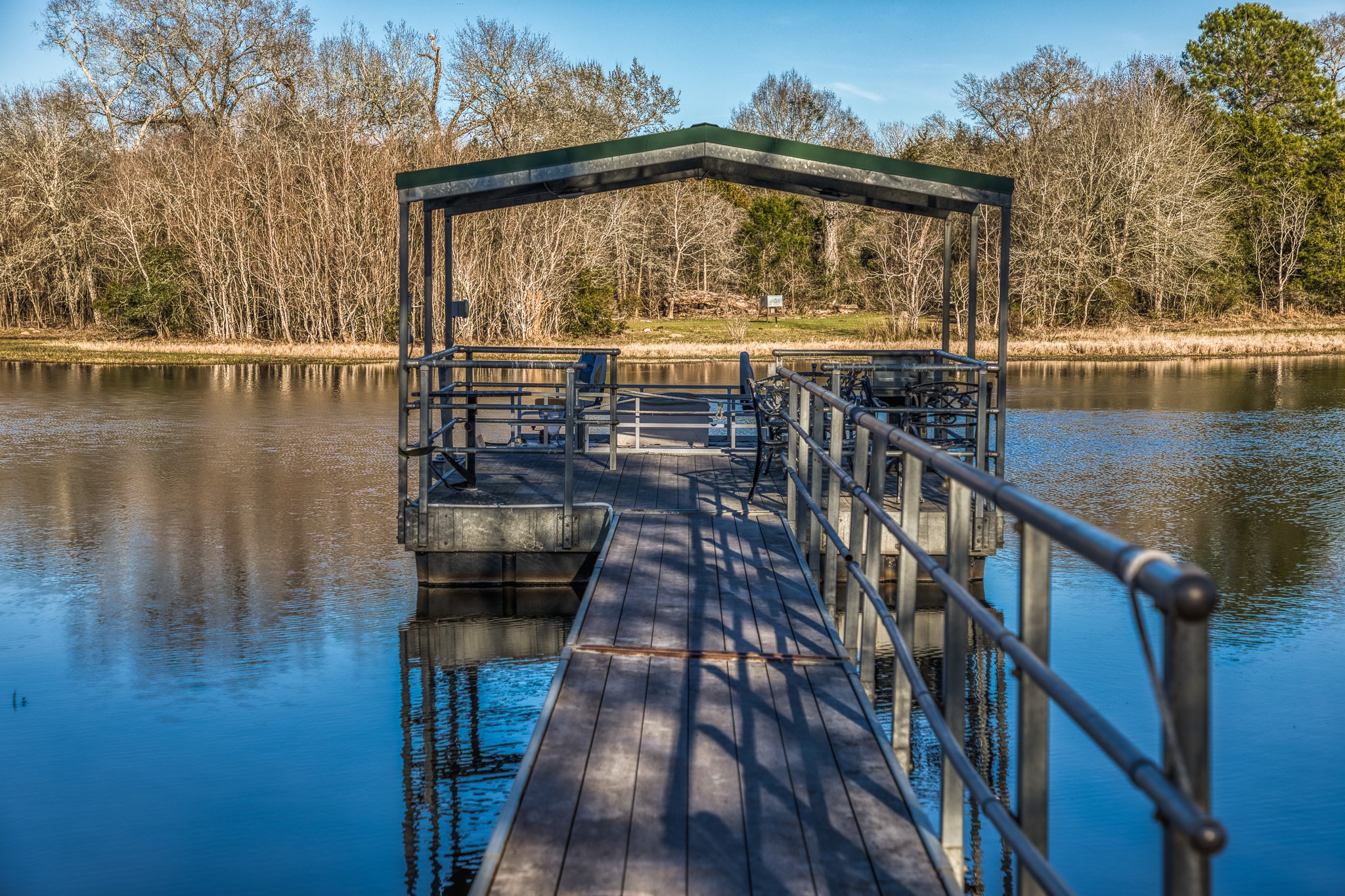 23032 Oak Road New Ulm, TX 78950 - Photo 21 of 44 a view of a balcony with staircase