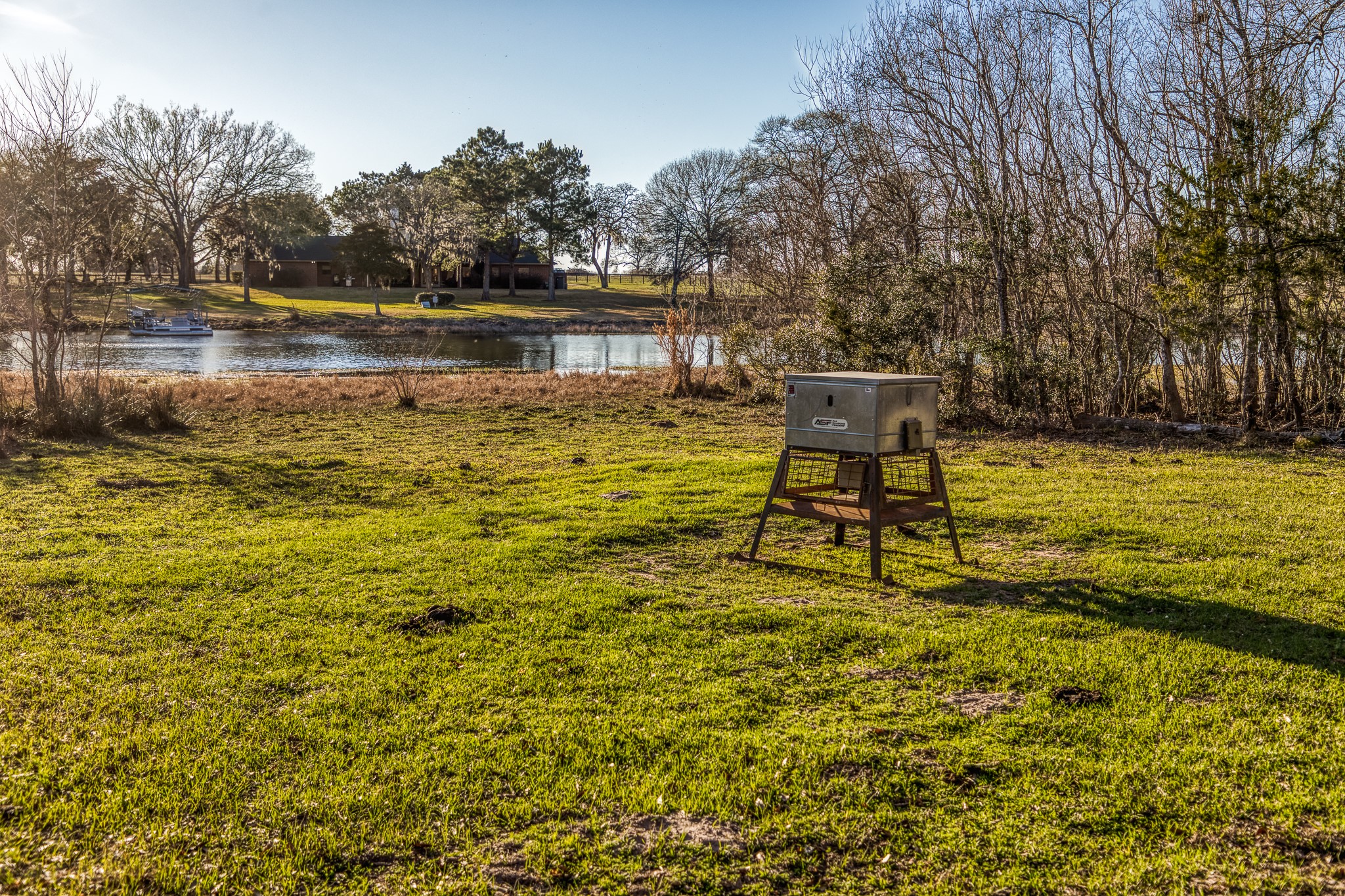 23032 Oak Road New Ulm, TX 78950 - Photo 26 of 44 a swimming pool with trees in the background