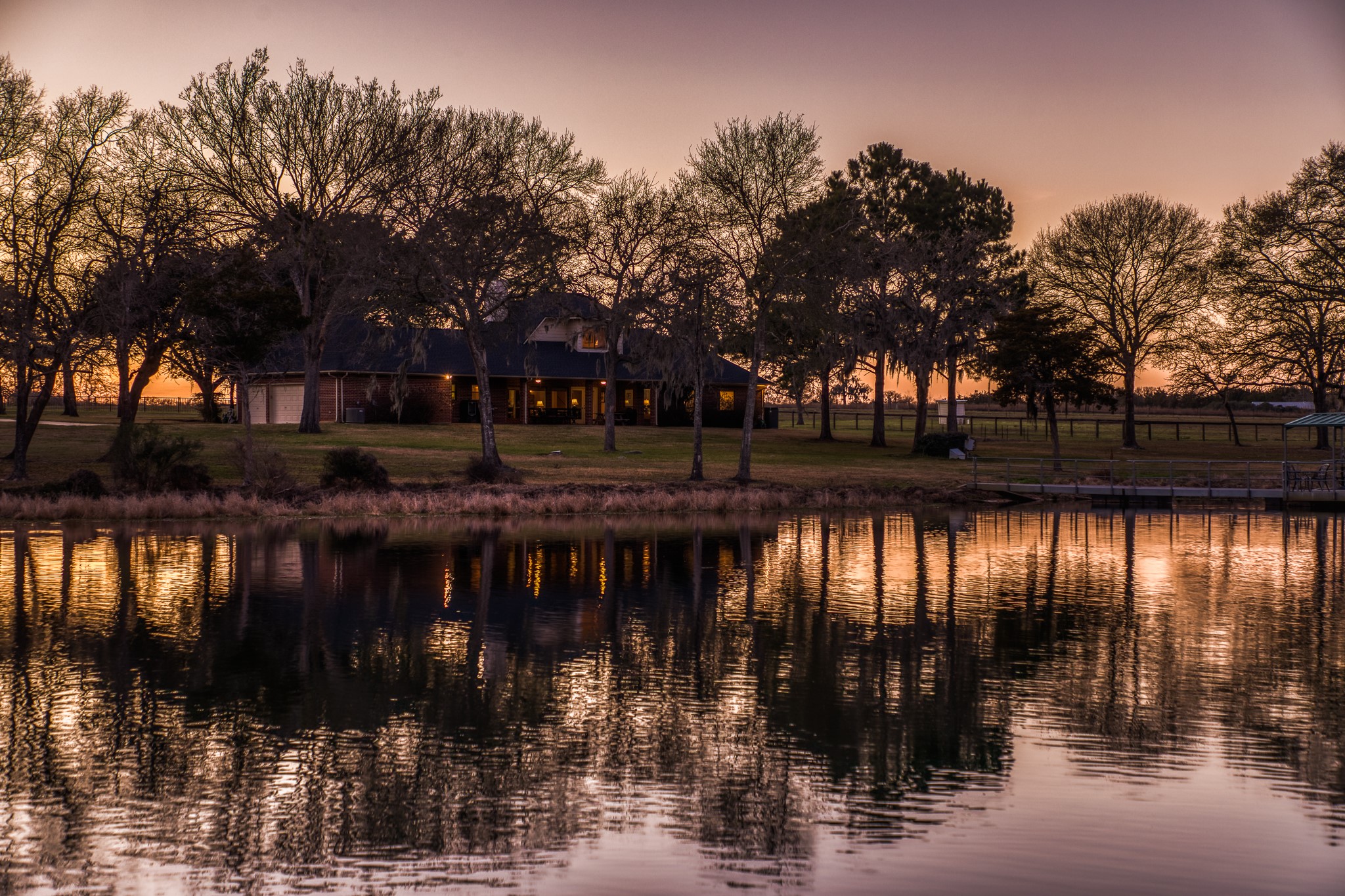 23032 Oak Road New Ulm, TX 78950 - Photo 44 of 44 a view of swimming pool with green space and seating area