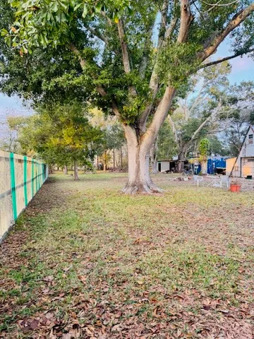a view of outdoor space with garden