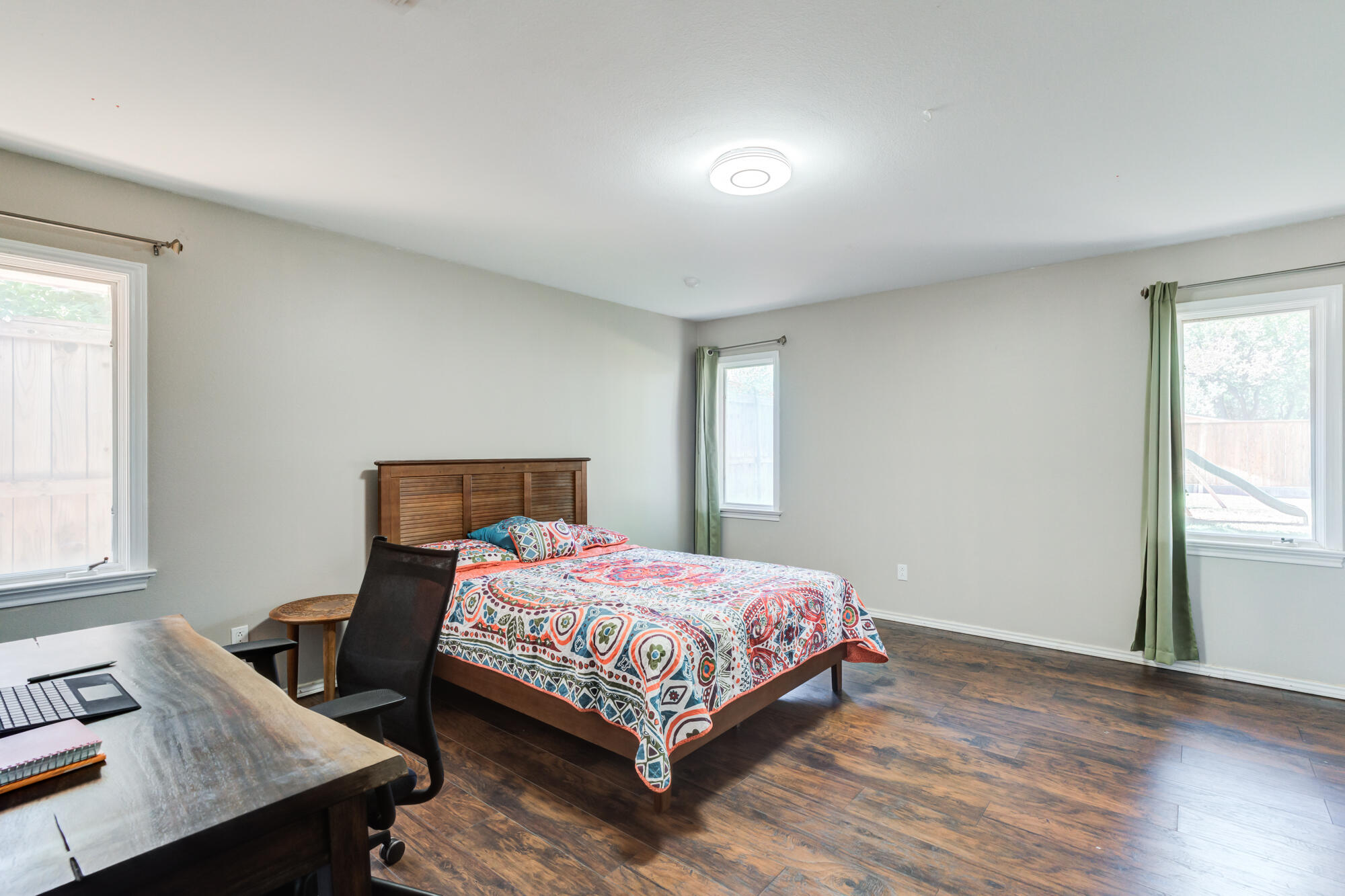 4507 8th Street Lubbock, TX 79416 - Photo 35 of 42 a bedroom with a bed a table and window