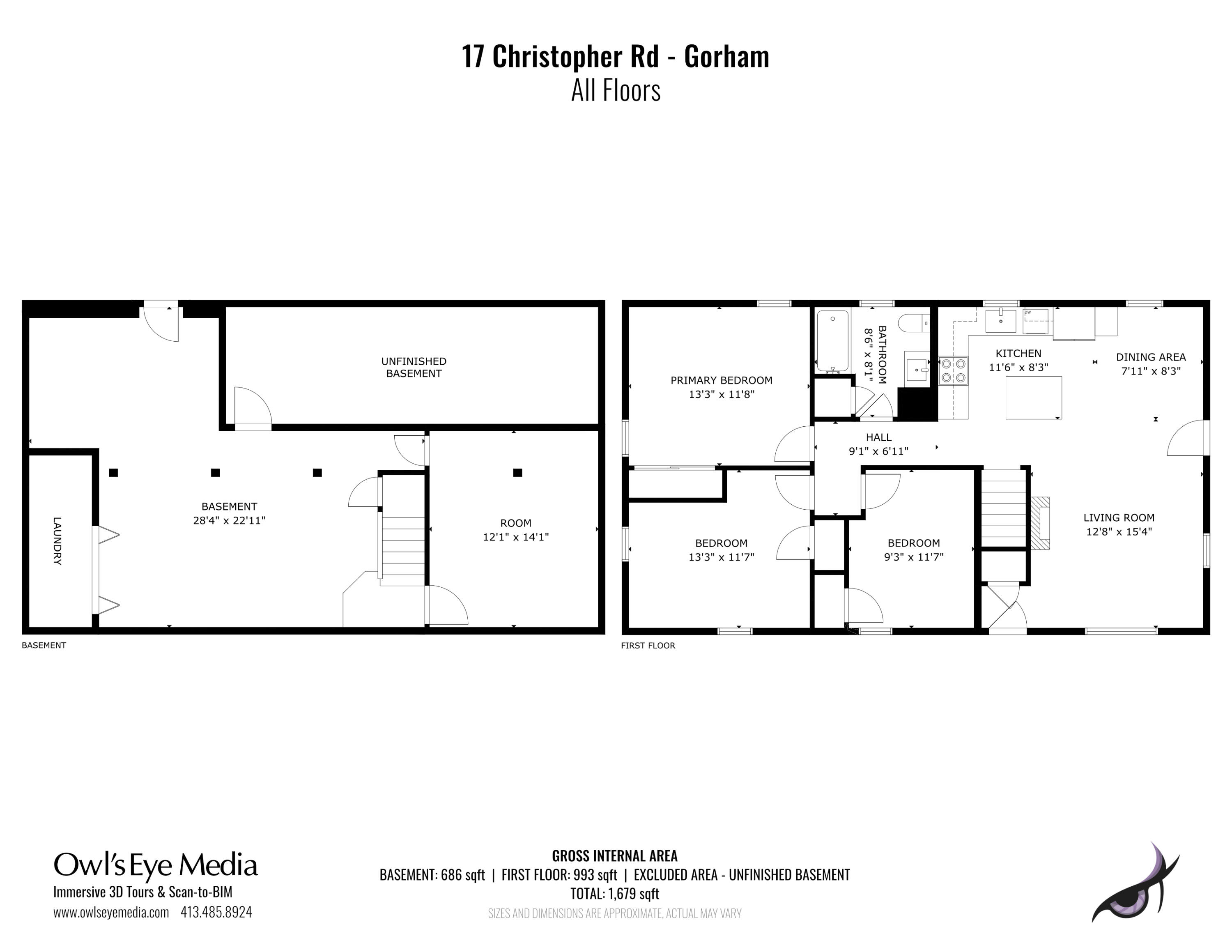 17 Christopher Road Gorham, ME 04038 - Photo 41 of 43 Floor Plans All