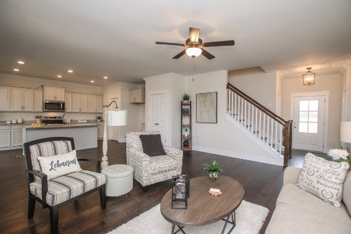 487 Norene Road Lebanon, TN 37090 - Photo 5 of 24 a living room with furniture and kitchen view