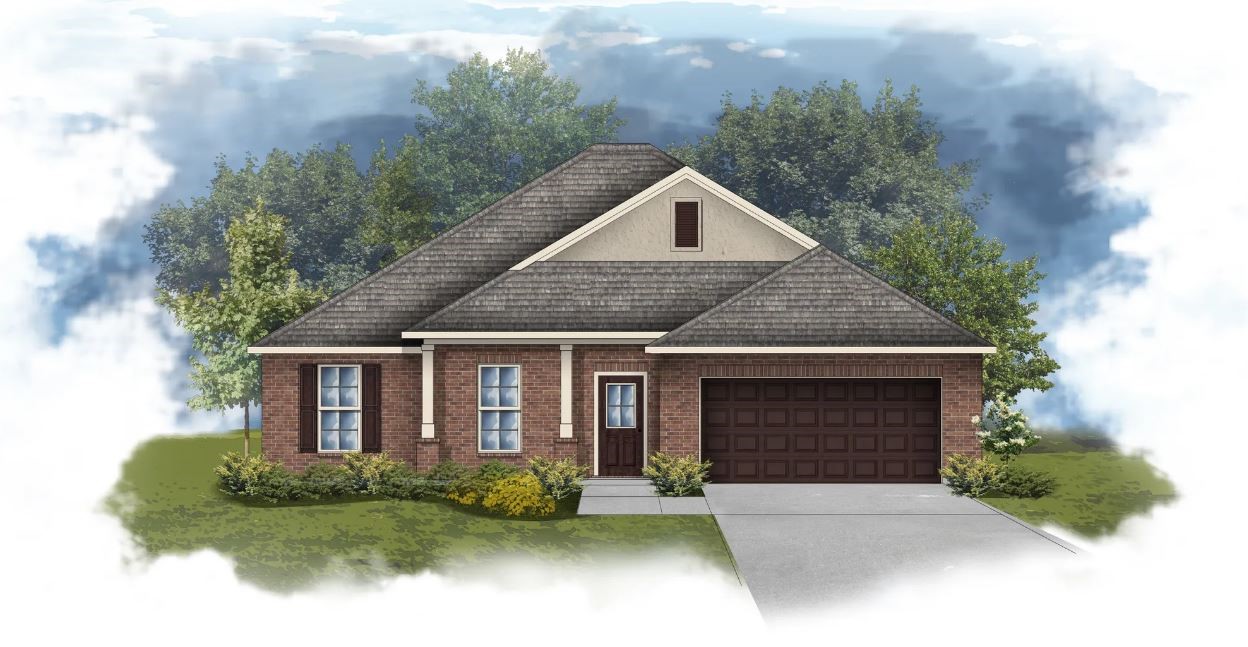 4785 Little Cypress Loop Orange, TX 77632 - Photo 1 of 6 front view of a house with a yard