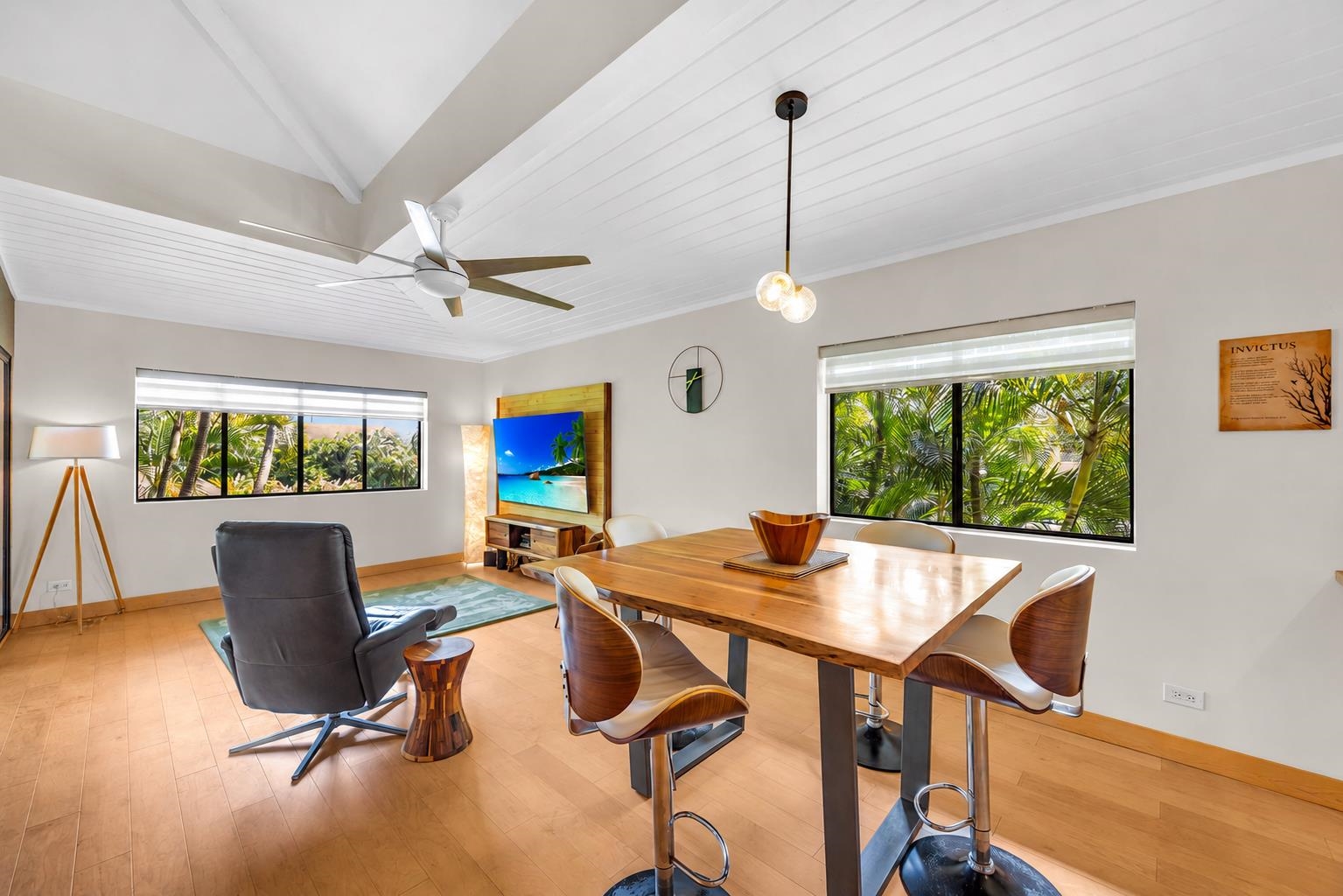 3788 Lower Honoapiilani Road, Unit E212 Lahaina, HI 96761 - Photo 2 of 35 a view of a dining room with furniture window and outside view