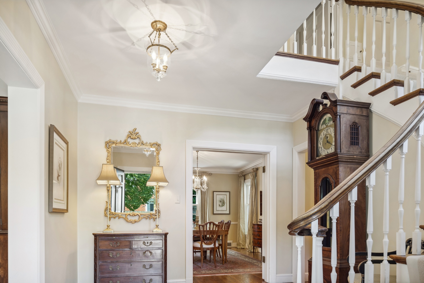1035 Pawnee Road Wilmette, IL 60091 - Photo 3 of 26 a view of an entryway and chandelier