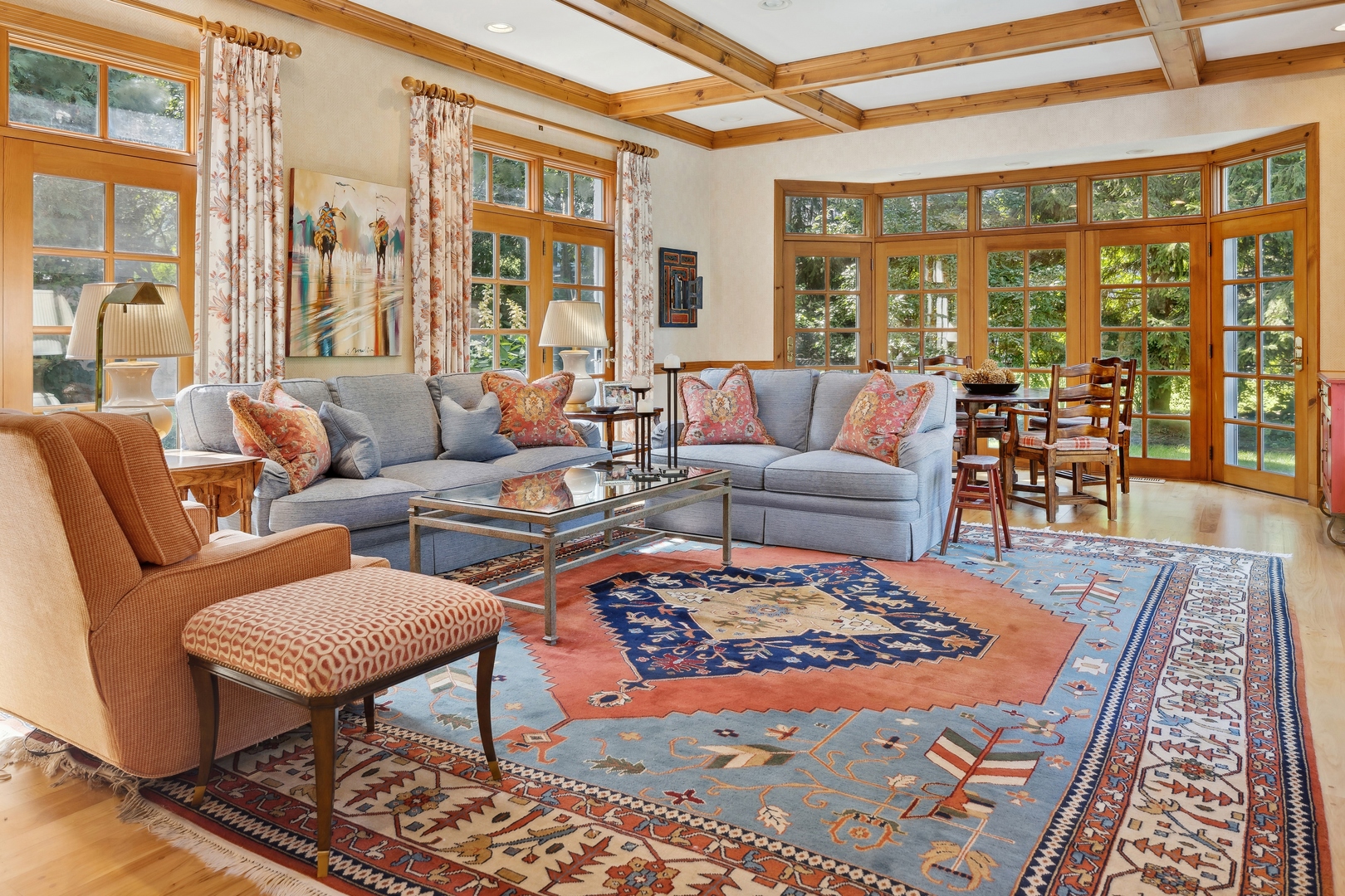 1035 Pawnee Road Wilmette, IL 60091 - Photo 6 of 26 a living room with furniture and a rug