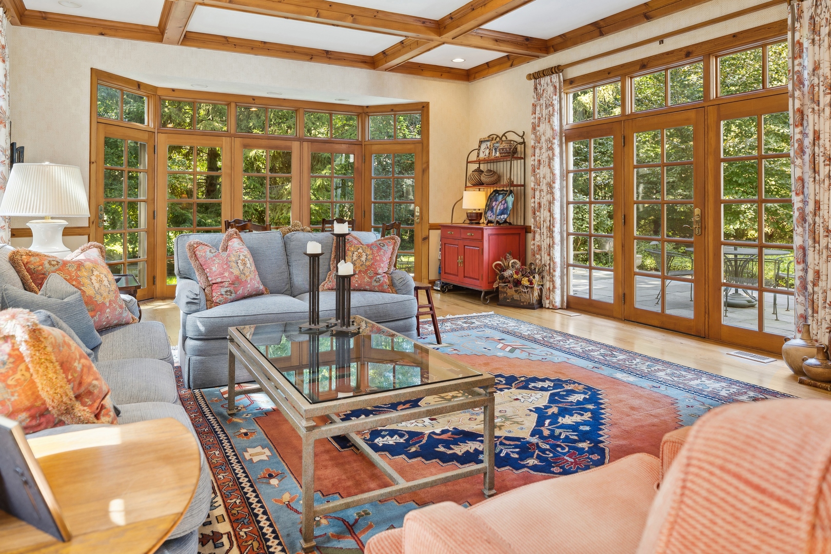 1035 Pawnee Road Wilmette, IL 60091 - Photo 7 of 26 a living room with furniture and a floor to ceiling window