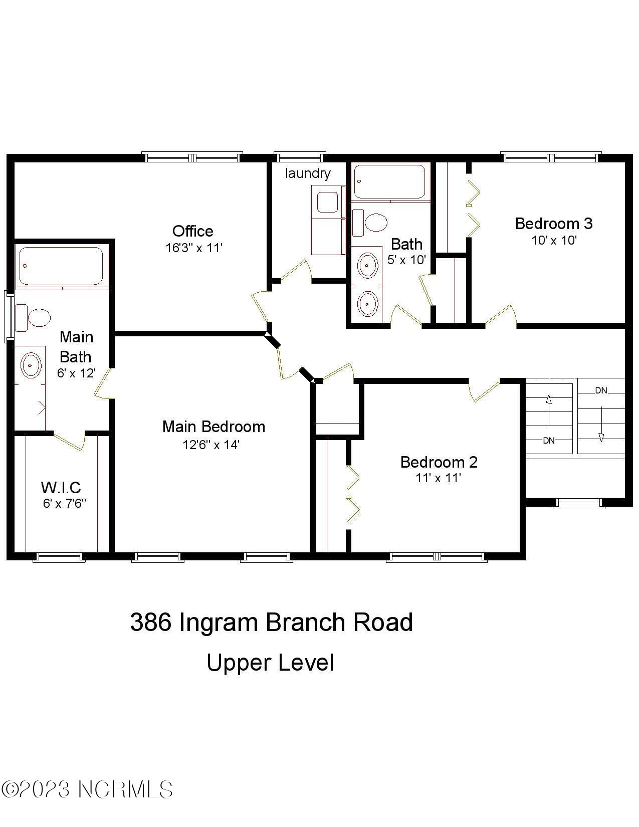 386 Ingram Branch Road West End, NC 27376 - Photo 47 of 47 386 Ingram Branch upper level-page-001