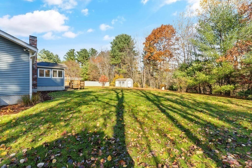 815 Great Road Stow, MA 01775 - Photo 30 of 32 a view of yard with swimming pool and green space