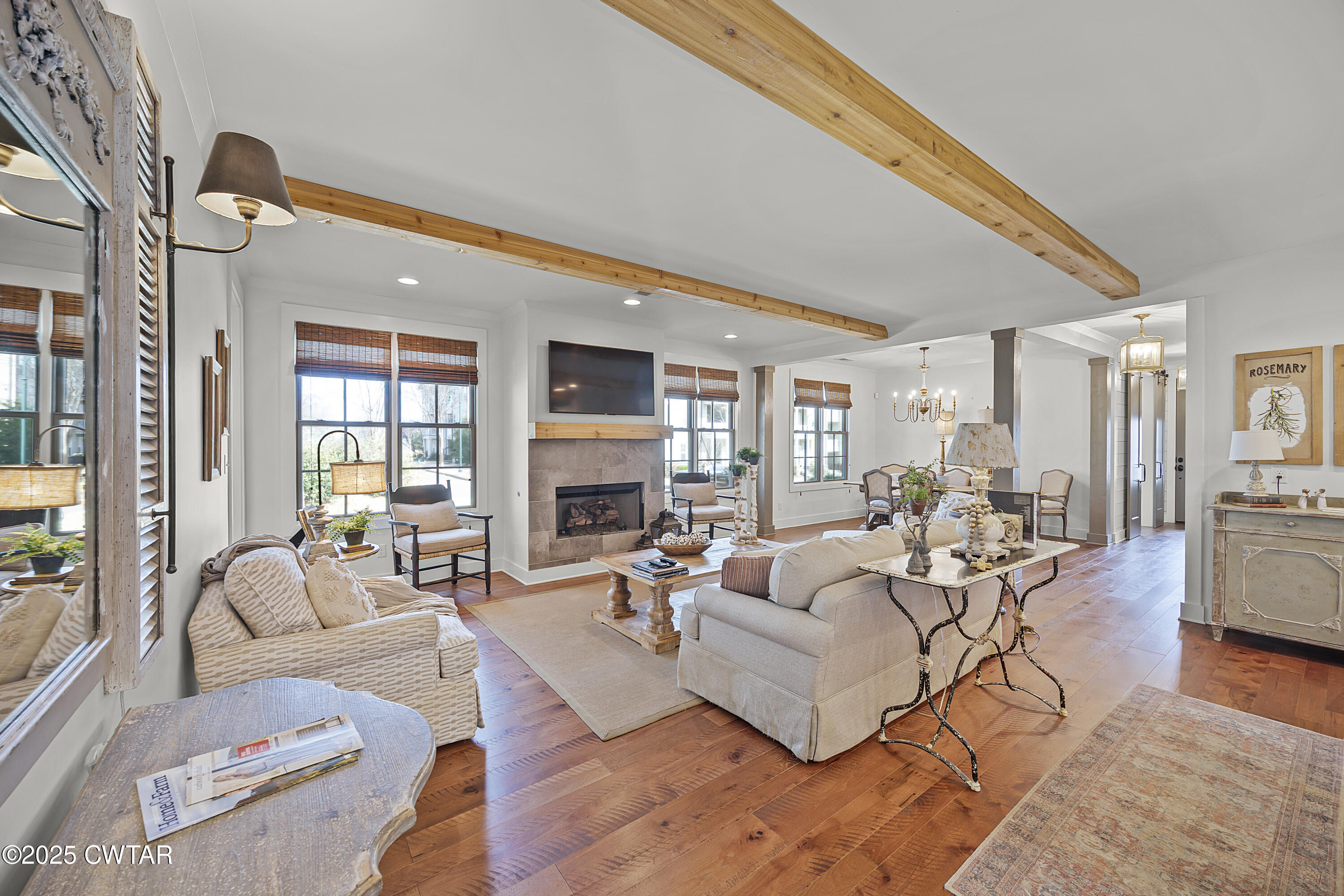 101 Morgan Street Jackson, TN 38301 - Photo 21 of 24 a living room with fireplace furniture and a large window