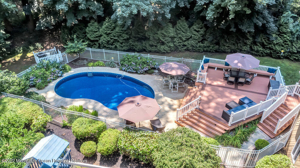 234 Red Hill Road Middletown, NJ 07748 - Photo 33 of 58 an aerial view of a house with outdoor space