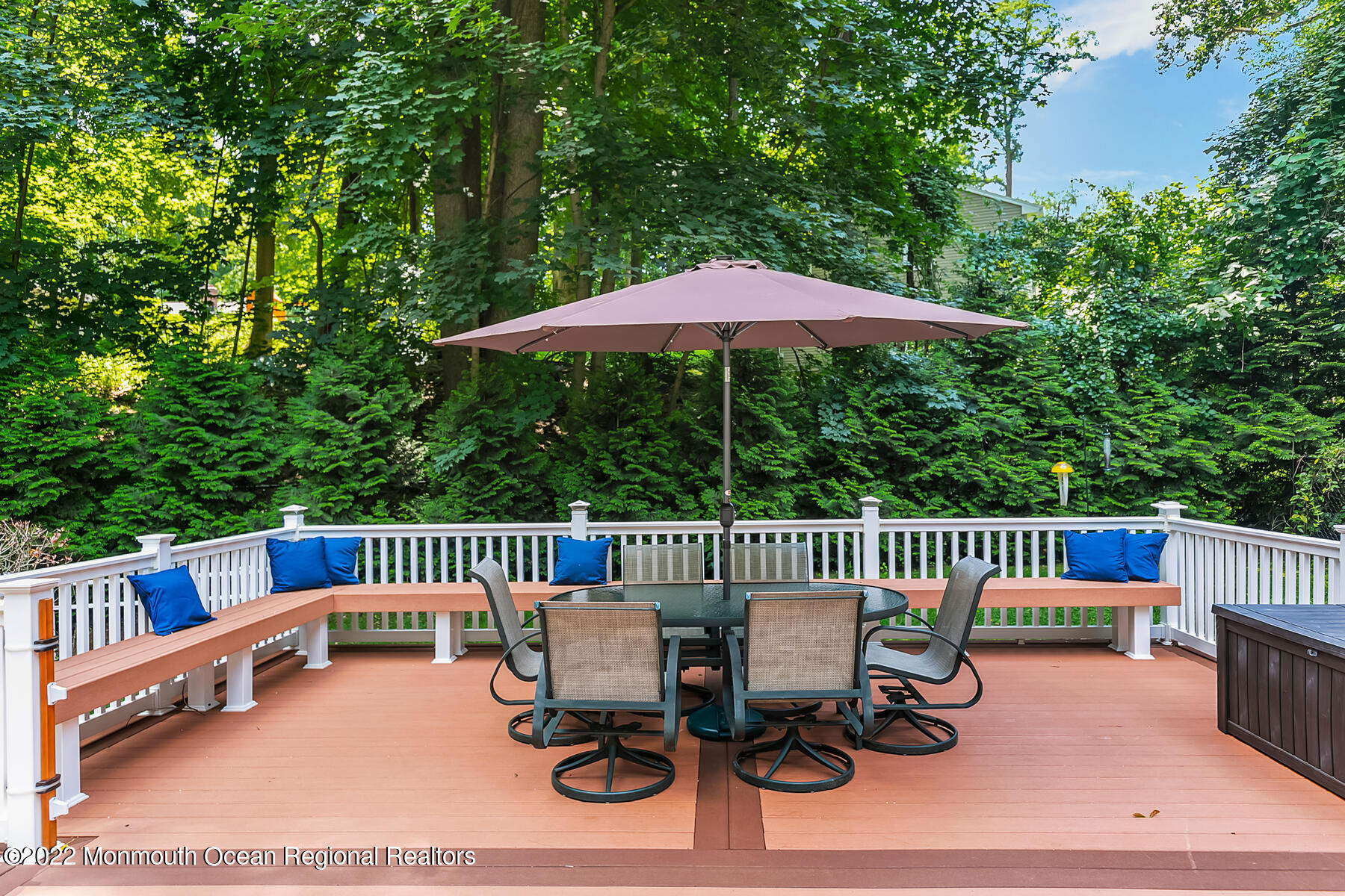 234 Red Hill Road Middletown, NJ 07748 - Photo 40 of 58 a view of balcony with wooden floor and outdoor seating