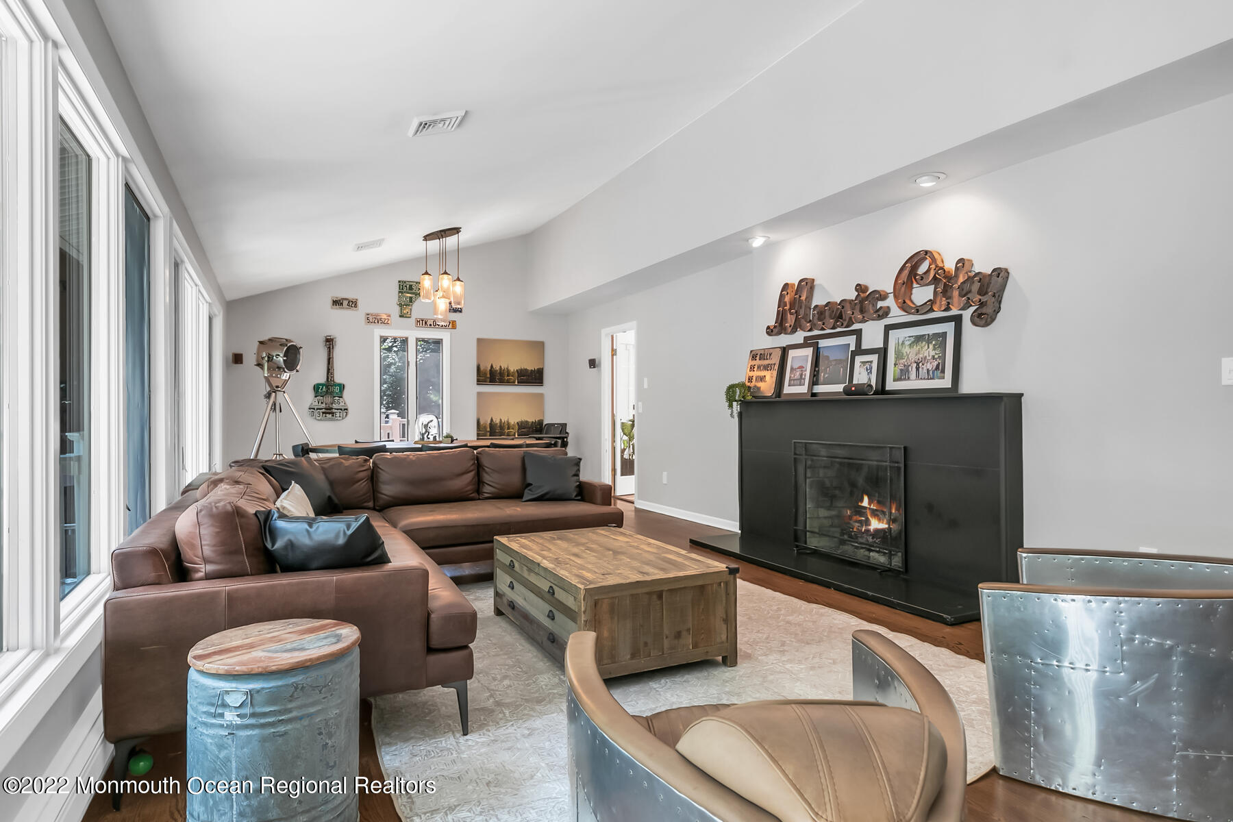 234 Red Hill Road Middletown, NJ 07748 - Photo 4 of 58 a living room with furniture and a fireplace